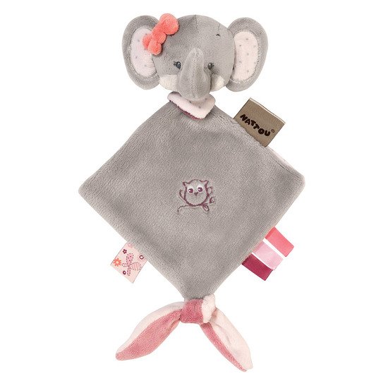 Adèle & Valentine mini doudou Elephant  de Nattou