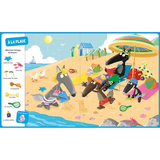 P'tit Loup Cherche et Trouve Vive les vacances  de AUZOU