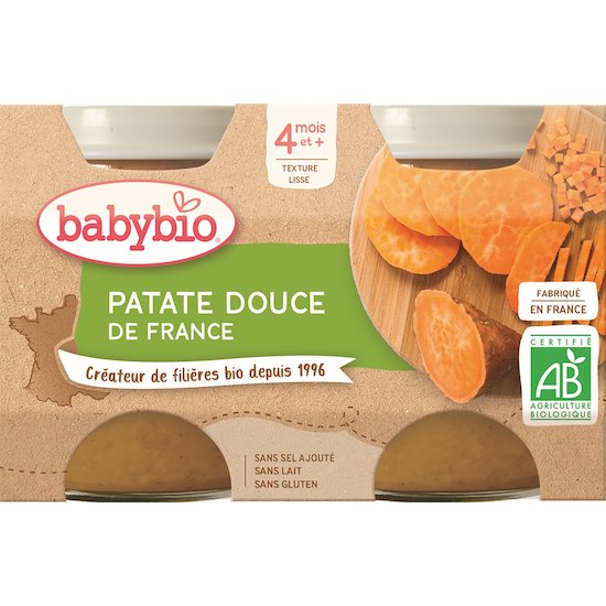 Petit pot patate douce des Landes  2 x 130 g de Babybio