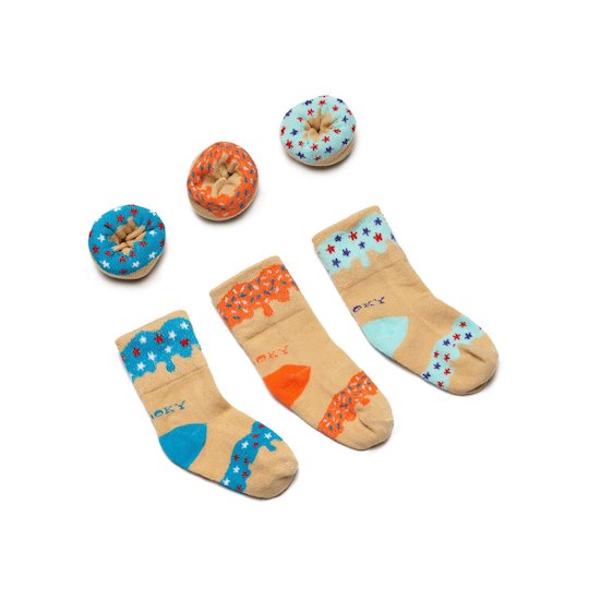 Coffret Chaussettes Burgers  de Dooky Coffret Chaussettes Burgers  de Dooky