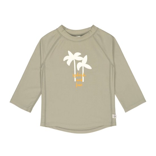 T shirt anti UV manches longues Palmiers olive de L ssig Maillots