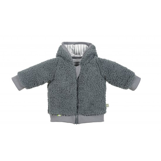 Veste molletonnée à capuche graphite 18-24 mois de Odenwalder