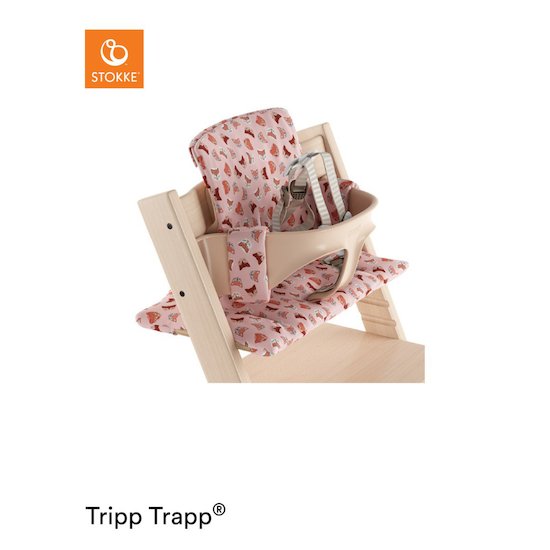 Coussin de chaise Tripp Trapp® Pink fox  de Stokke®