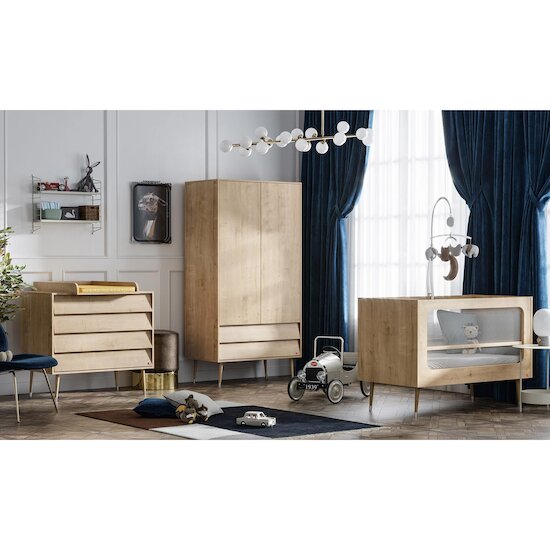 Chambre Bosque : Lit 70x140 + Armoire + Commode   de Vox