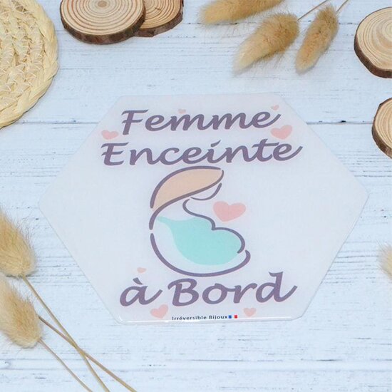 Signalétique Bébé à bord Femme Enceinte  de Irréversible