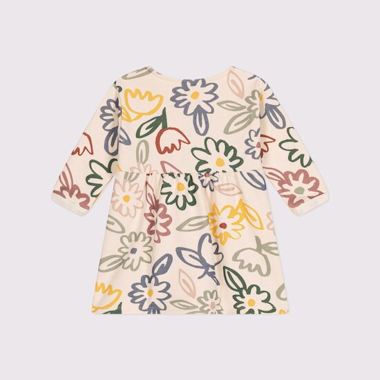 Robe à manches longues Avalanche  de Petit Bateau Robe à manches longues Avalanche  de Petit Bateau
