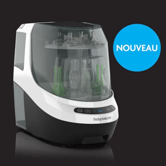 Lave Biberon Bottle Washer Pro Noir et Blanc  de Baby Brezza Lave Biberon Bottle Washer Pro Noir et Blanc  de Baby Brezza