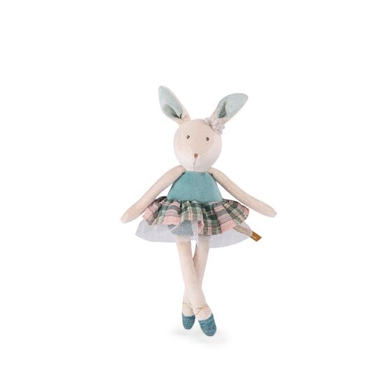 La Petite École de Danse Peluche Petit Lapin Bleu  de Moulin Roty