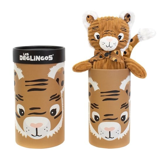 Speculos le tigre Peluche Grand Simply Marron  de Les Déglingos