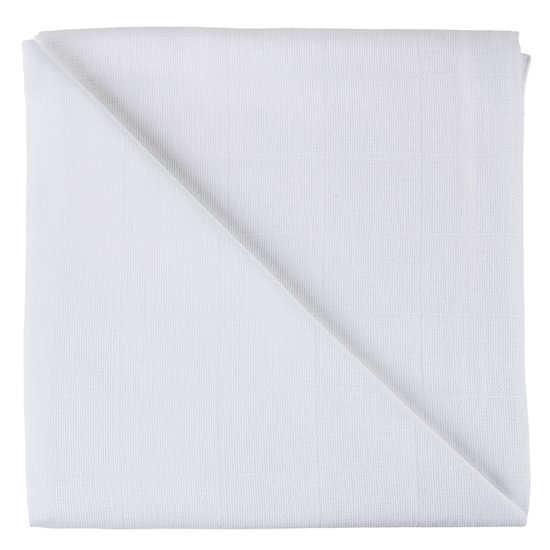 Langes gaze 5 pièces Blanc 80x80 de Zewi Bébéjou