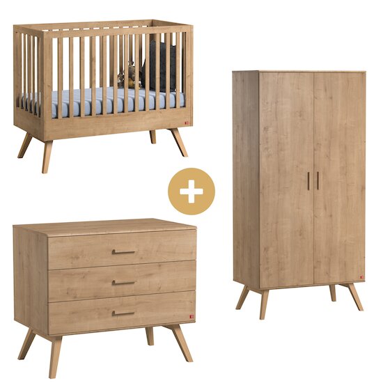 Chambre Nautis : Lit 60x120 + Armoire + Commode   de Vox Chambre Nautis : Lit 60x120 + Armoire + Commode   de Vox
