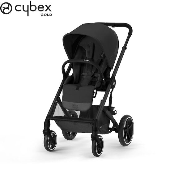 Poussette Balios S Lux Châssis Black - Moon Black  de CYBEX