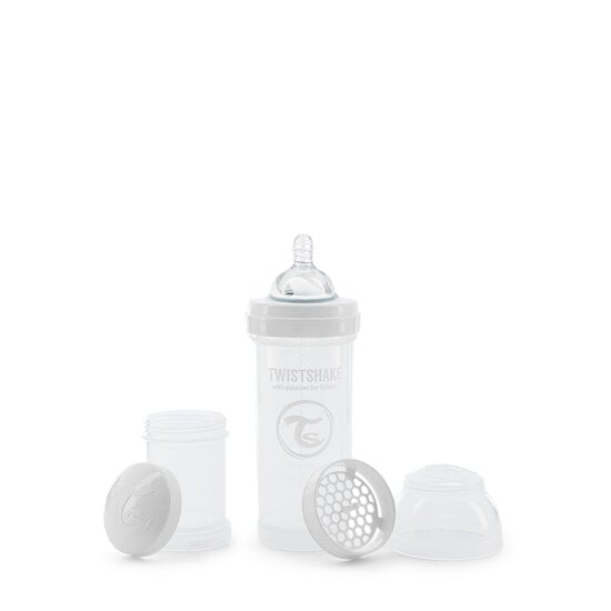 Biberon anti-colique Blanc 260 ml de Twistshake