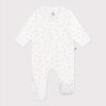 Pyjama en coton à col imprimé étoiles
