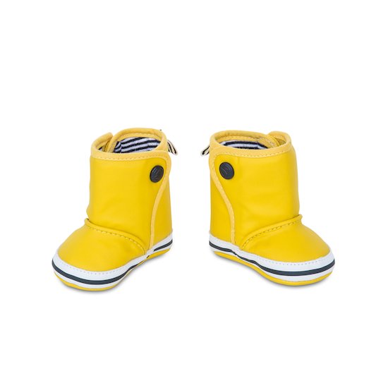 Chaussons style bottes de pluie Jaune  de Petit Bateau