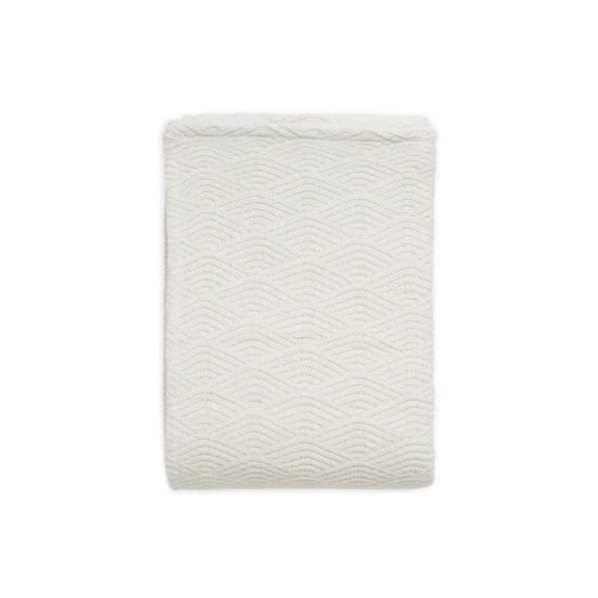 River Knit Couverture Blanc crème 75 x 100 cm de Jollein