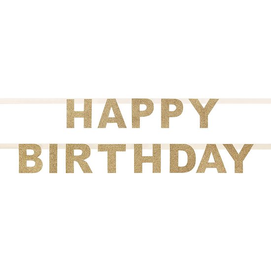 Guirlande Happy Birthday Or  de My Little Day