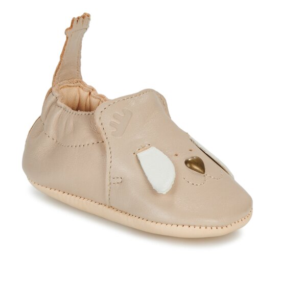 Chaussons My Blumoo Chien Beige  de Easy Peasy