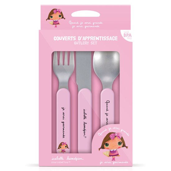 Set de 3 couverts en ABS