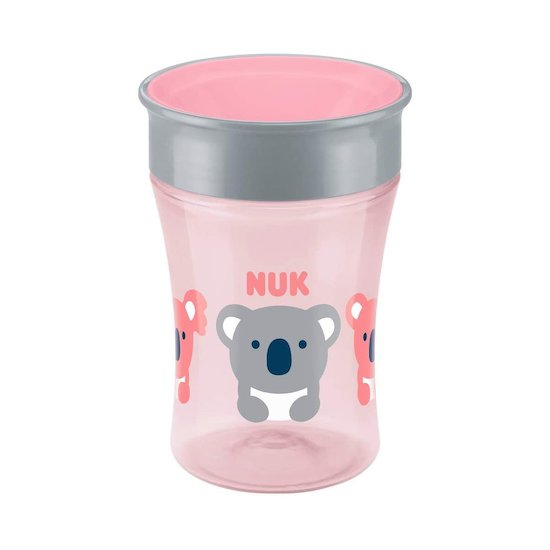 Magic cup 360 silicone 8m+ Rose  de Nuk