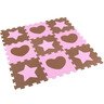 Dalles en mousse formes
