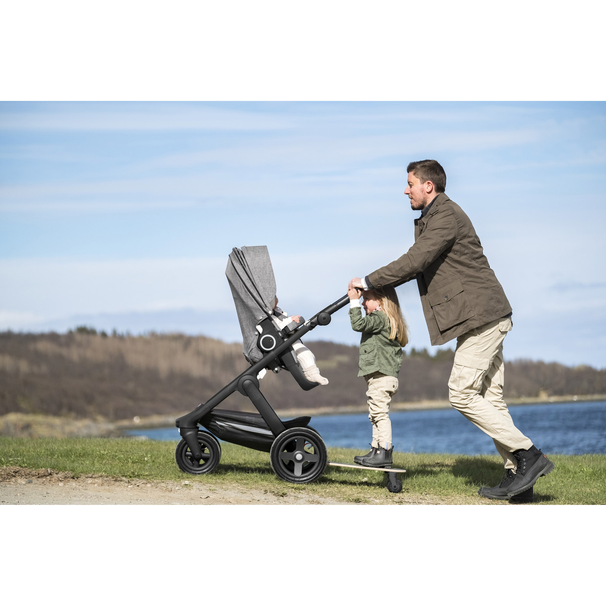 poussette stokke trailz