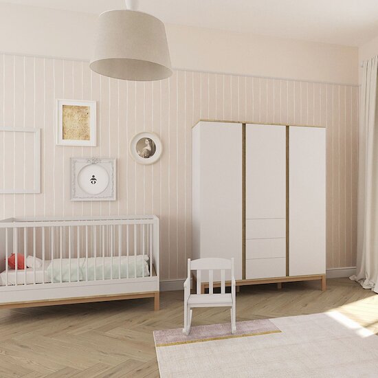 Loop Lit 70 x 140 cm Blanc  de Bisal Loop Lit 70 x 140 cm Blanc  de Bisal