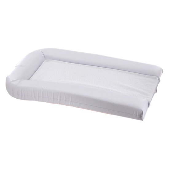 Matelas à langer PVC + 2 éponges amovibles blanc  de Domiva