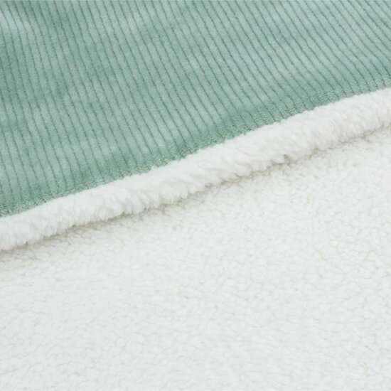 Wooly Couverture Sherpa Sauge 100 x 140 cm de Trois Kilos Sept