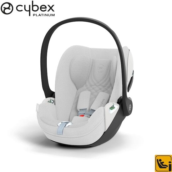 Siège auto Cloud T i-Size Plus Platinum White - light grey  de CYBEX