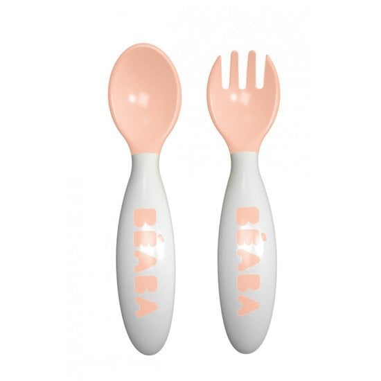 Lot de 2 couverts ergonomiques Nude  de Béaba