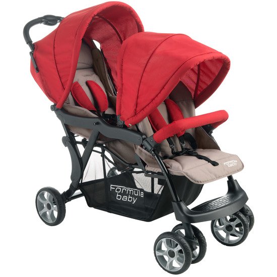 Poussette Tandem Tango Red  de Formula Baby