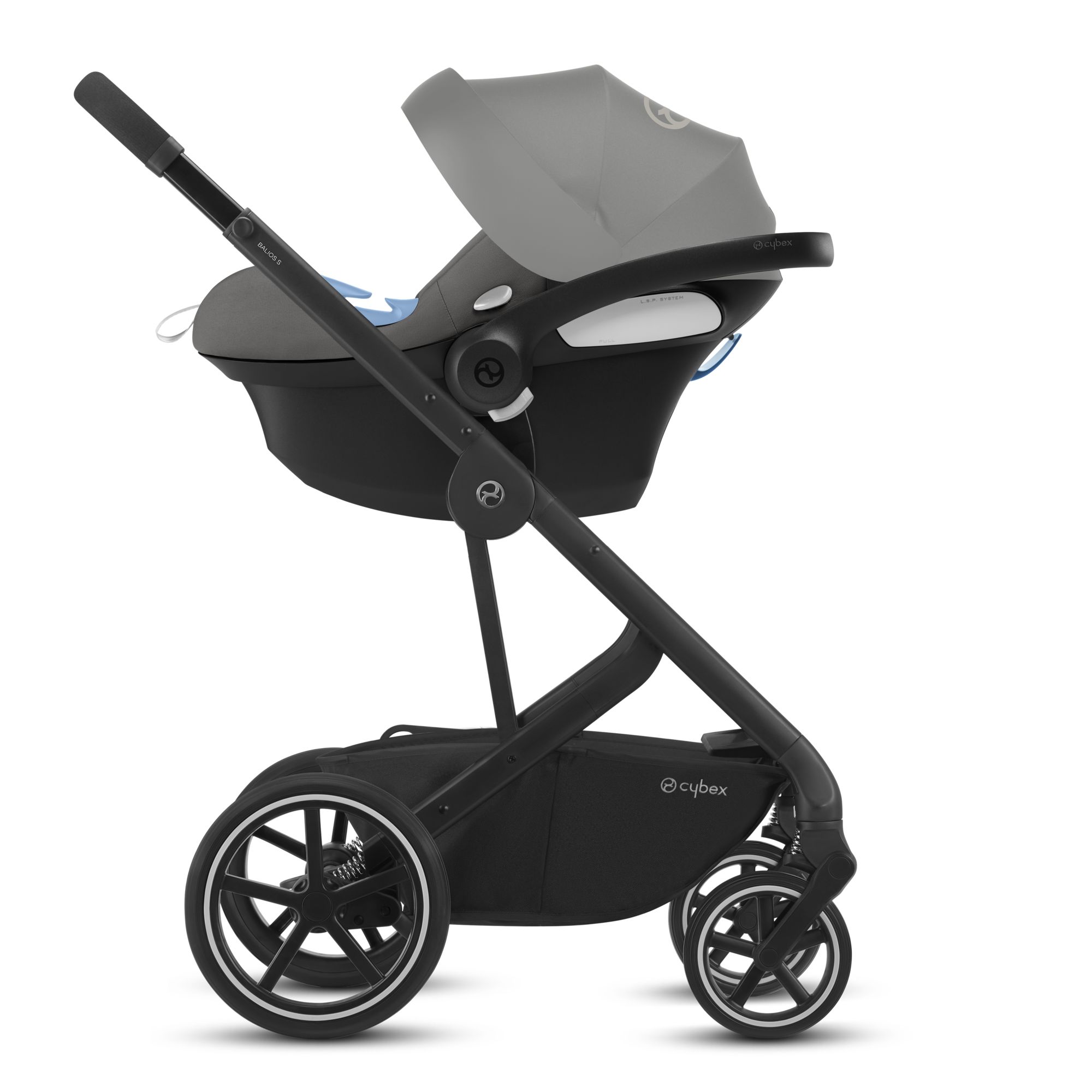 Poussette Balios S 1 Lux Châssis Black Soho Grey de CYBEX, Poussettes