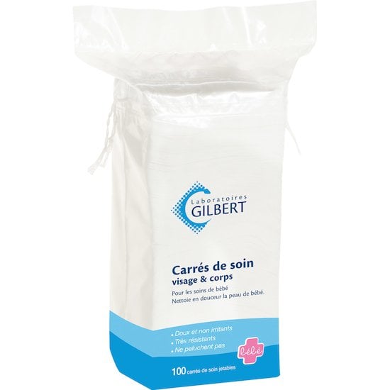 Carrés de soin sachet de 100