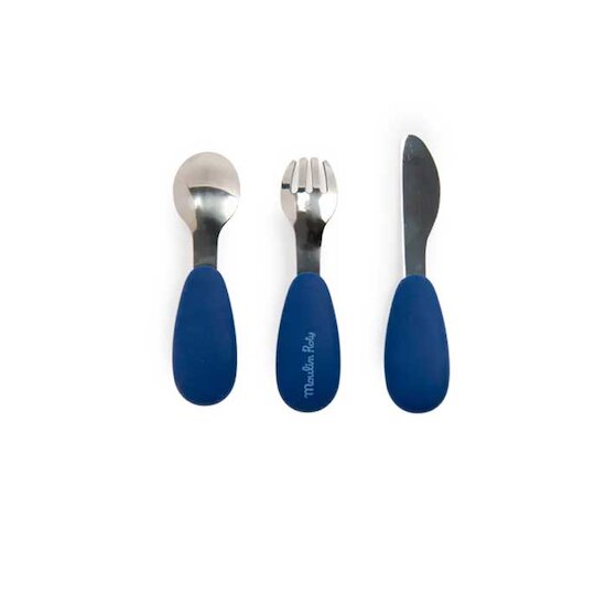 Puce & Pilou Set couverts silicone   de Moulin Roty