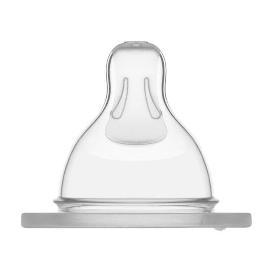 Lot de 2 tétines en silicone T2 Transparent XL de Nuk, Tétines