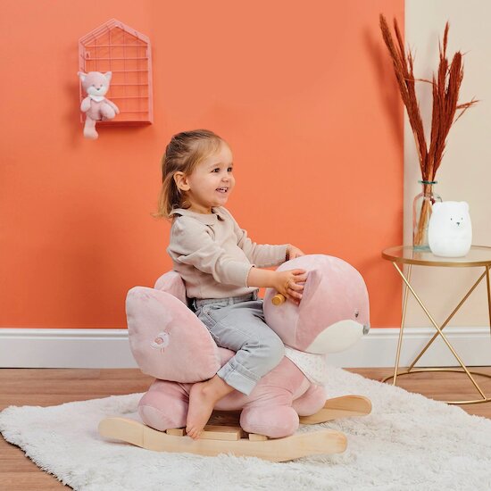 Alice & Pomme Animal à Bascule Alice le renard  de Nattou