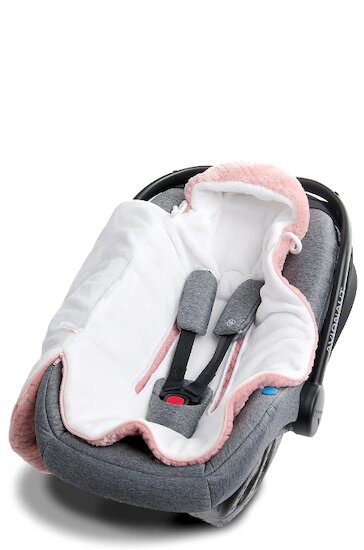 Lapidou nid d'ange wavy Vieux rose  de Nattou