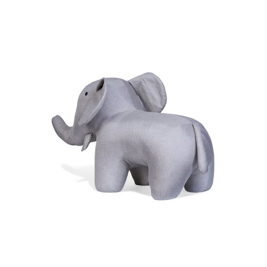 Eléphant debout en lin XL Gris  de Childhome Eléphant debout en lin XL Gris  de Childhome