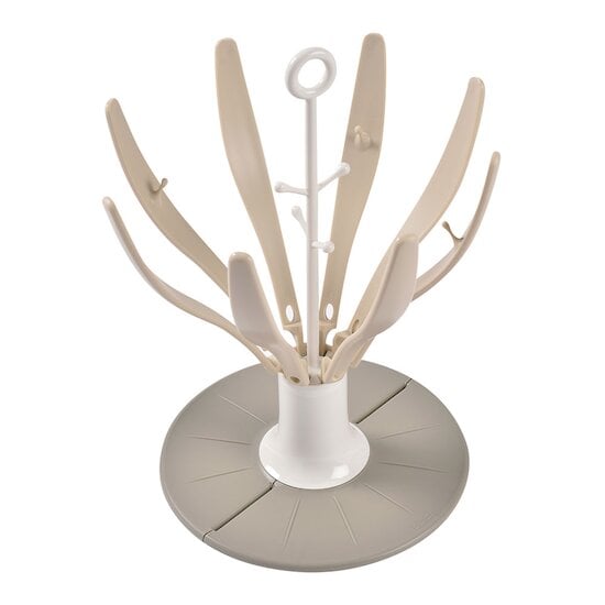 Egoutte-biberon pliable Flower Argile  de Béaba