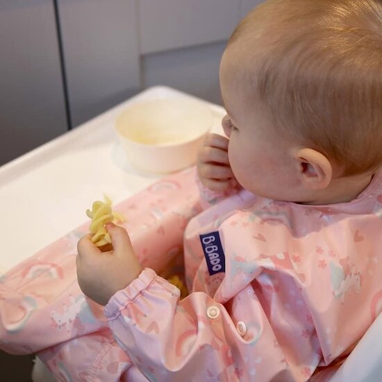 Bavoir à manches longues Coverall Rainbow  de Bibado