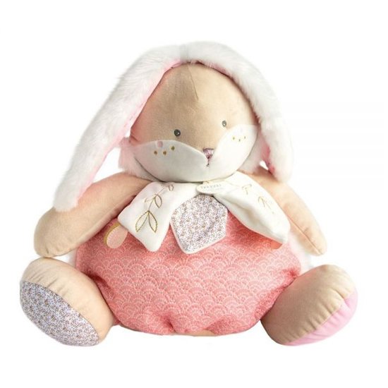 Lapin de sucre range-pyjama Rose  de Doudou et Compagnie