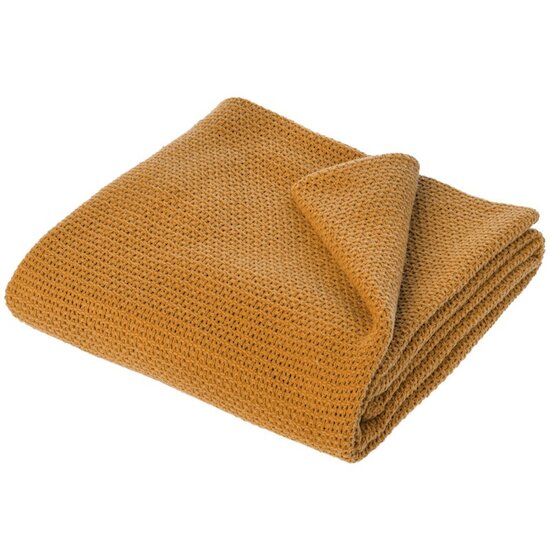 Couverture eskimo Summer Dream Moutarde 75 x 100 cm de Zewi Bébéjou