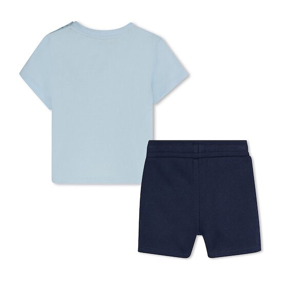 Ensemble t-shirt + short Bleu  de Timberland Ensemble t-shirt + short Bleu  de Timberland