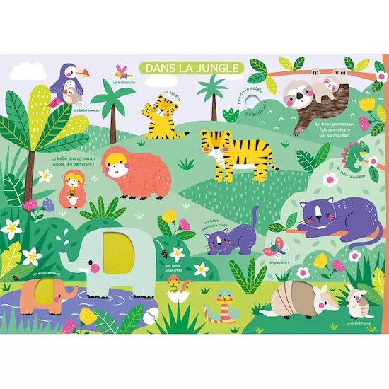 Mon très grand livre d'éveil - Les bébés animaux   de AUZOU