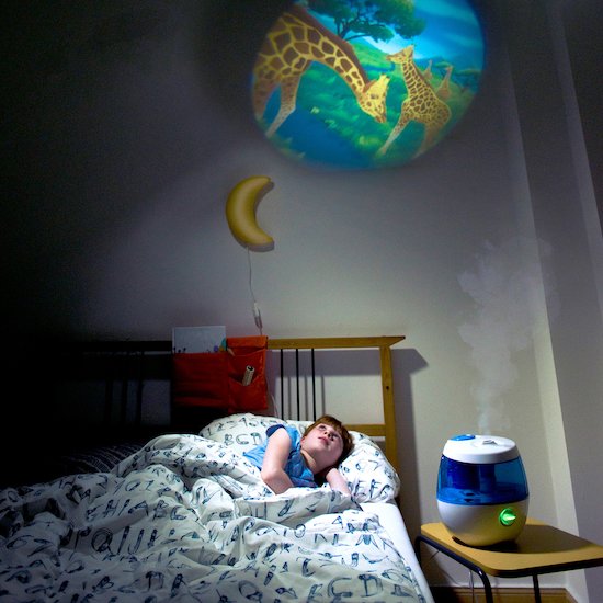 Humidificateur Sweet Dreams avec projecteur d’images Bleu / Blanc  de Vicks