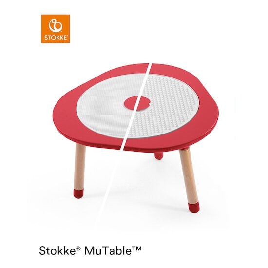 Table de jeu MuTable™ Cherry  de Stokke® Table de jeu MuTable™ Cherry  de Stokke®