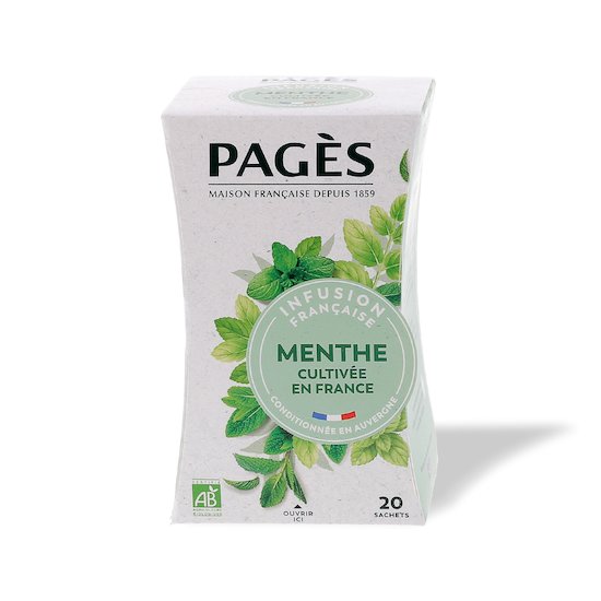 Infusion Menthe cultivée en France Vert  de PAGÈS