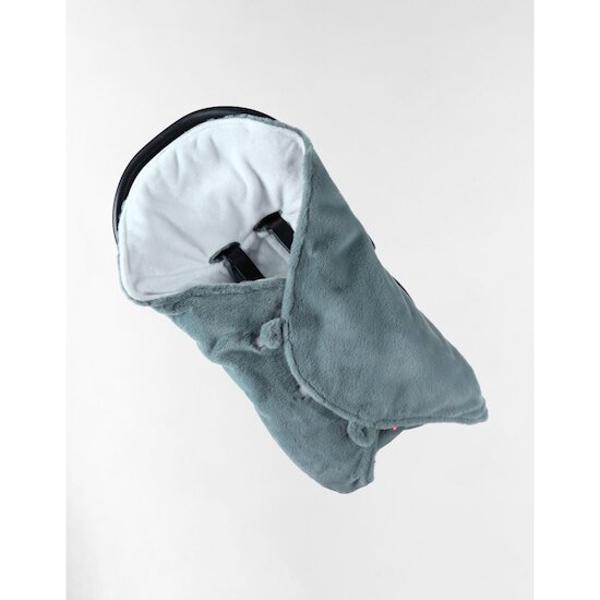 Couverture promenade en Groloudoux® Mix & Match Bleu  de Noukies Couverture promenade en Groloudoux® Mix & Match Bleu  de Noukies