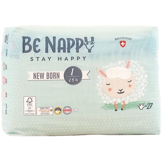 Couches jetables New Born Pack de 27   de Be Nappy
